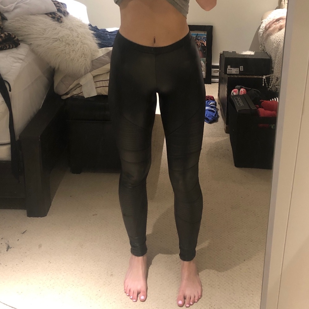 Fashion Nova Moto Leather Legging